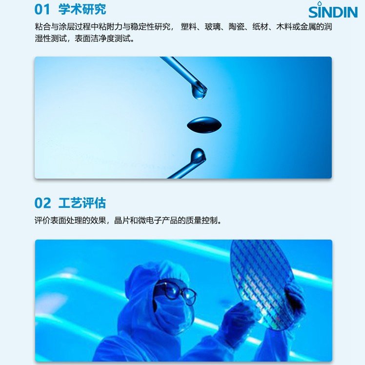 接触角测量仪应用行业 接触角测量仪应用行业